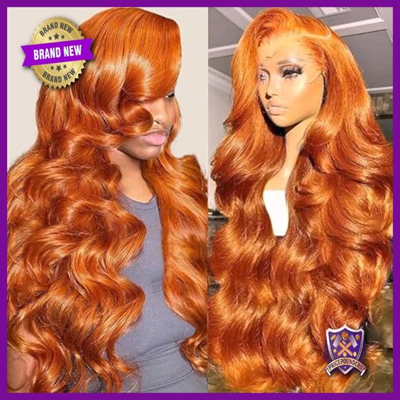 13x6 Lace Front Human Hair Wig 28in Body Wave 200 Density Glueless main image 5